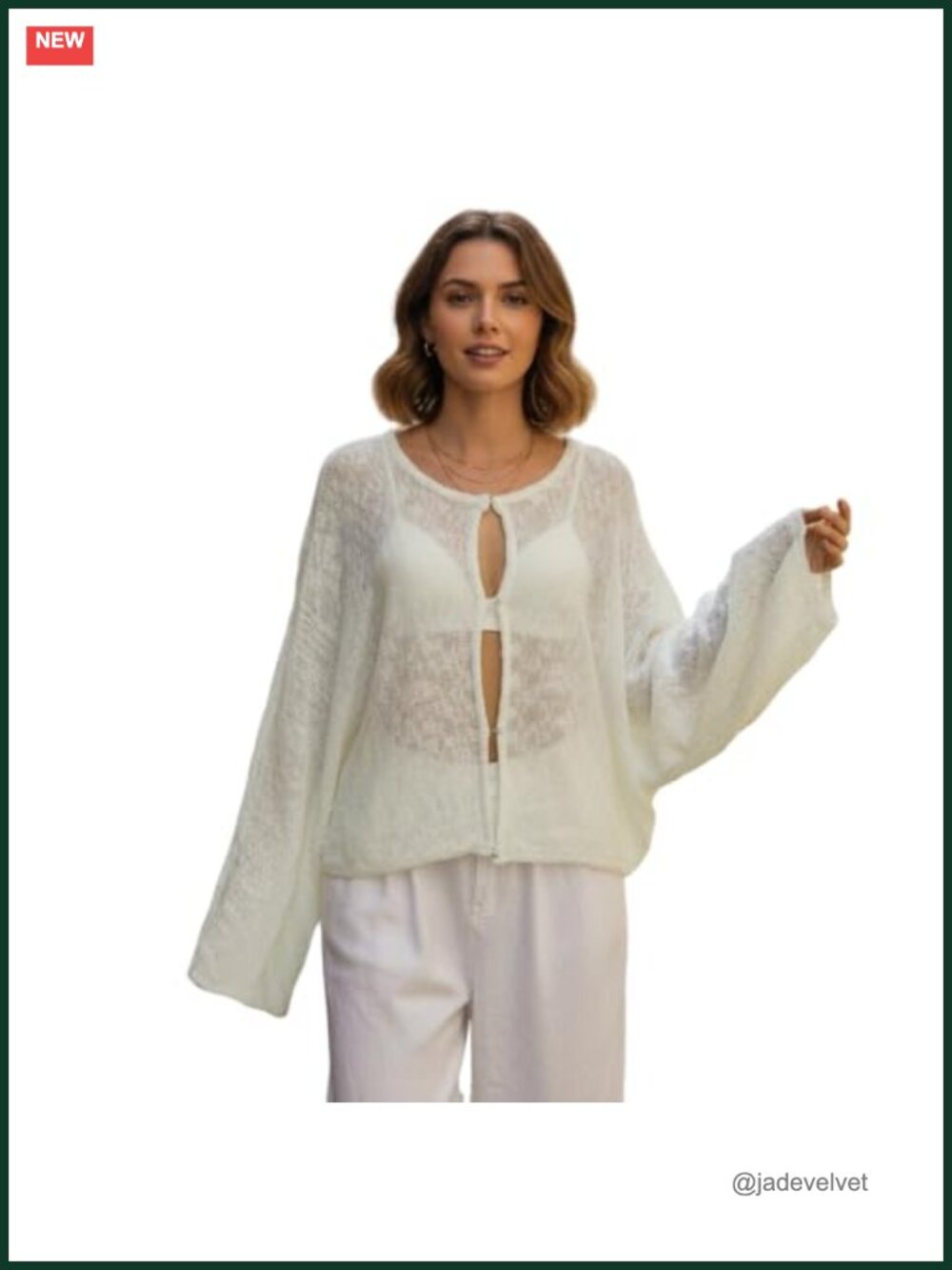 Womens Loose Knit Cardigan Boat Neck Hook Eye Solid 100% Acrylic Fall